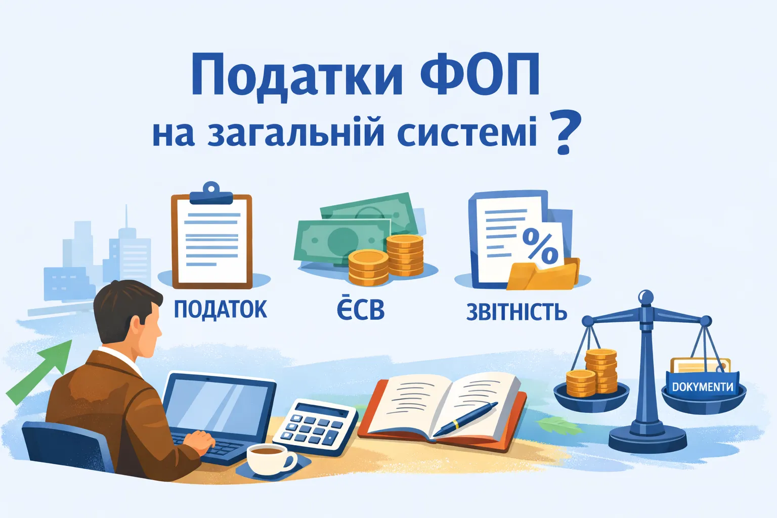 Какие налоги платит ФЛП на общей системе