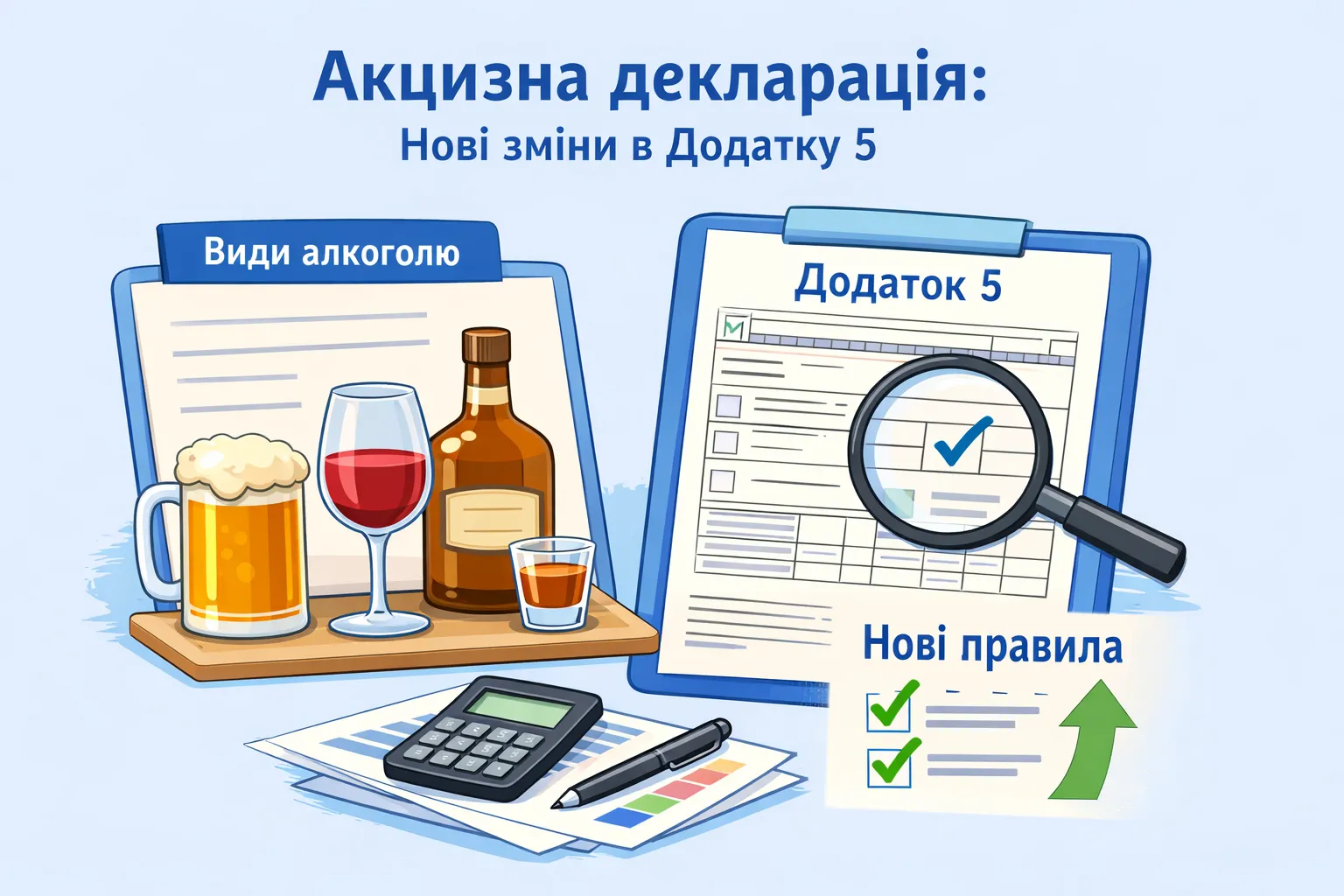Акцизная декларация: как определить вид алкогольного напитка и что изменилось в приложении 5