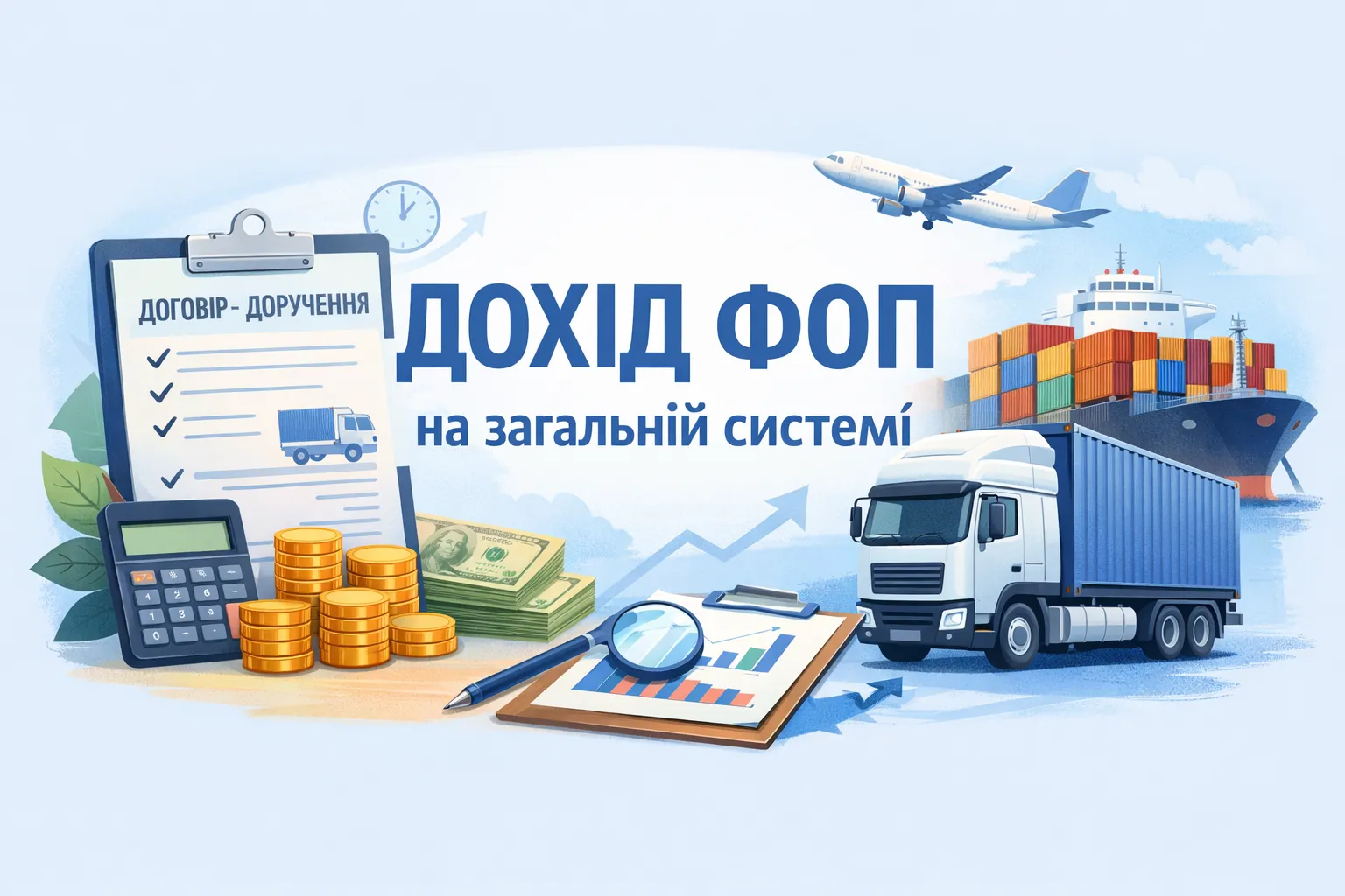 Договір-доручення транспортного експедування. Що є доходом ФОП на загальній системі?