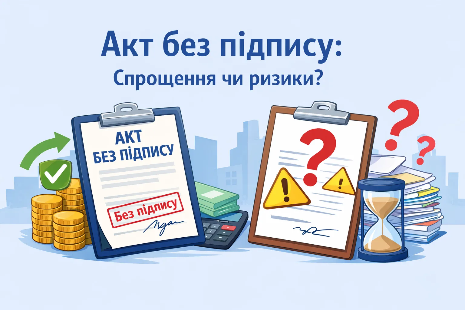 Акт без підпису замовника: реальне спрощення чи обіцянка-цяцянка?