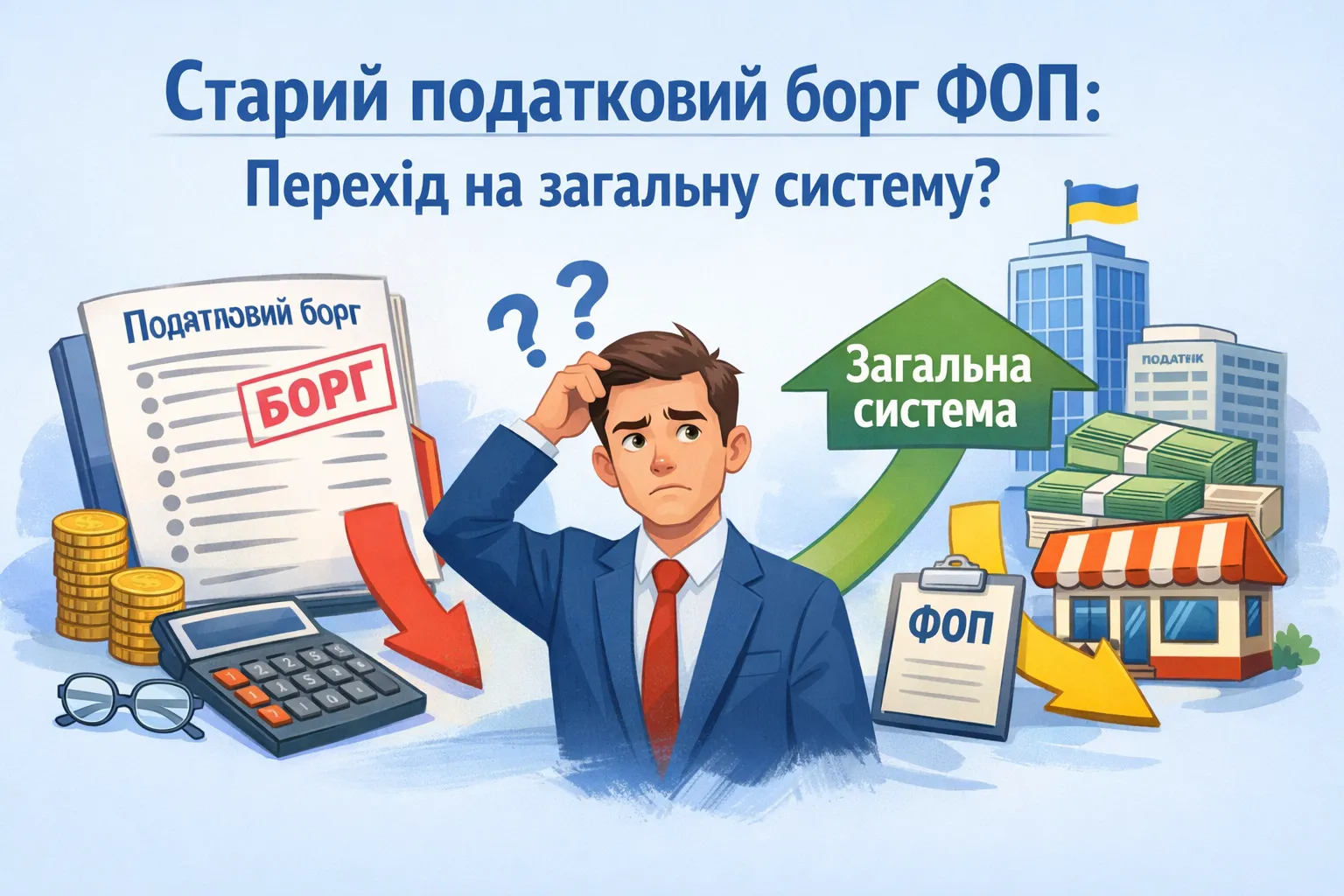 Старый налоговый долг ФЛП: переведут ли на общую систему?