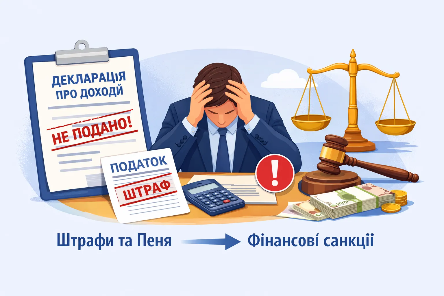 Не подали декларацію про доходи: які наслідки та штрафи передбачає ПКУ