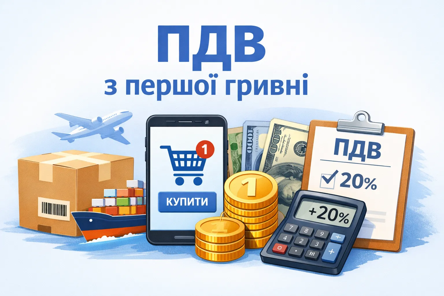 ПДВ з першої гривні: покупки в іноземних інтернет-магазинах можуть подорожчати