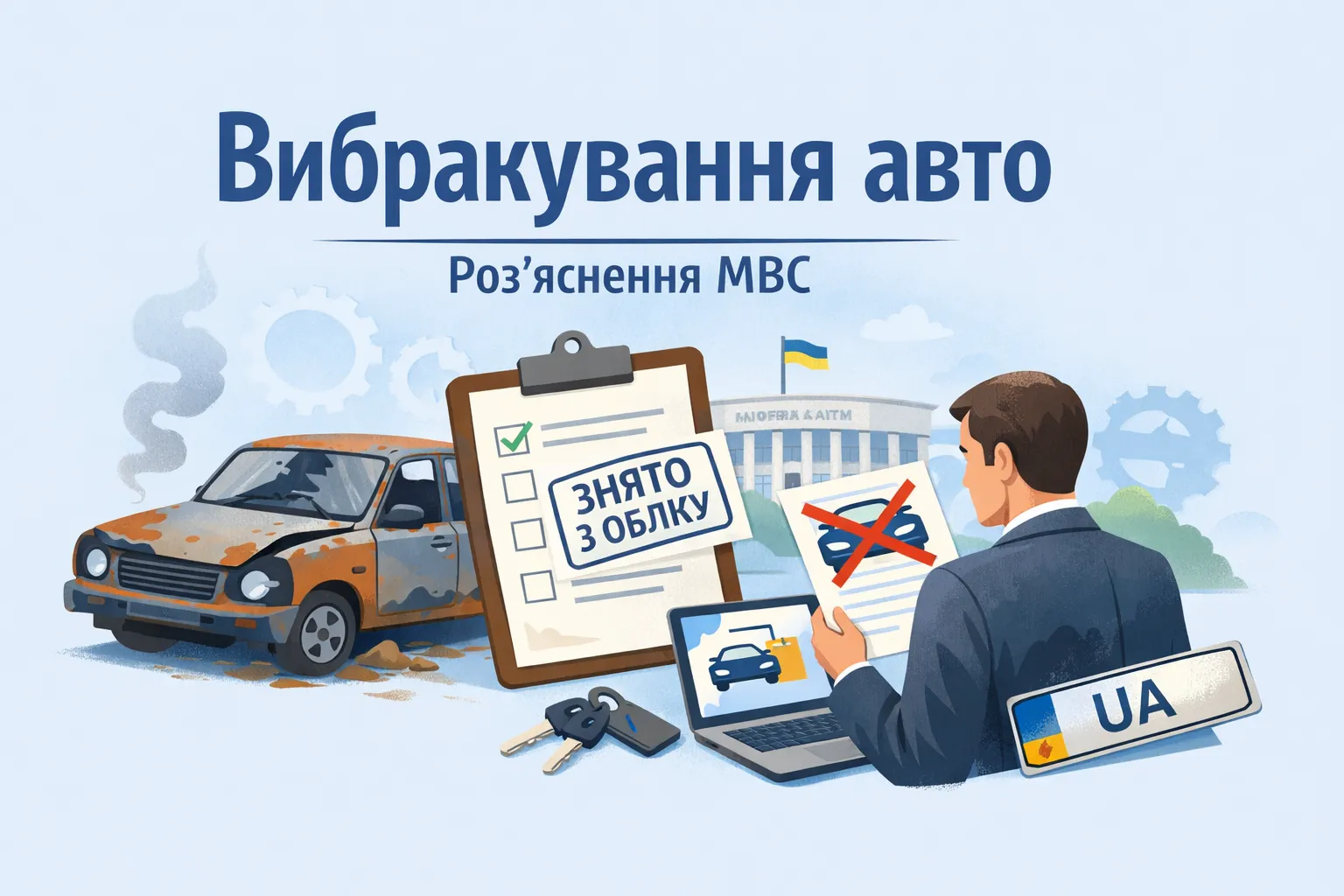 Як оформити вибракування авто: роз’яснення МВС
