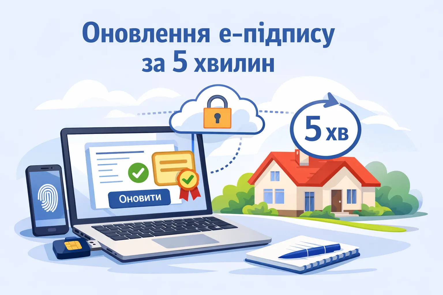 Електронний підпис: як оновити сертифікати за 5 хвилин, не виходячи з дому