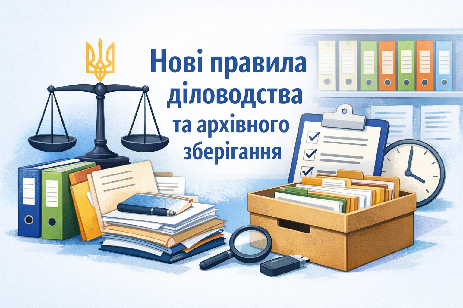 Мін’юст оновив правила діловодства та архівного зберігання документів 