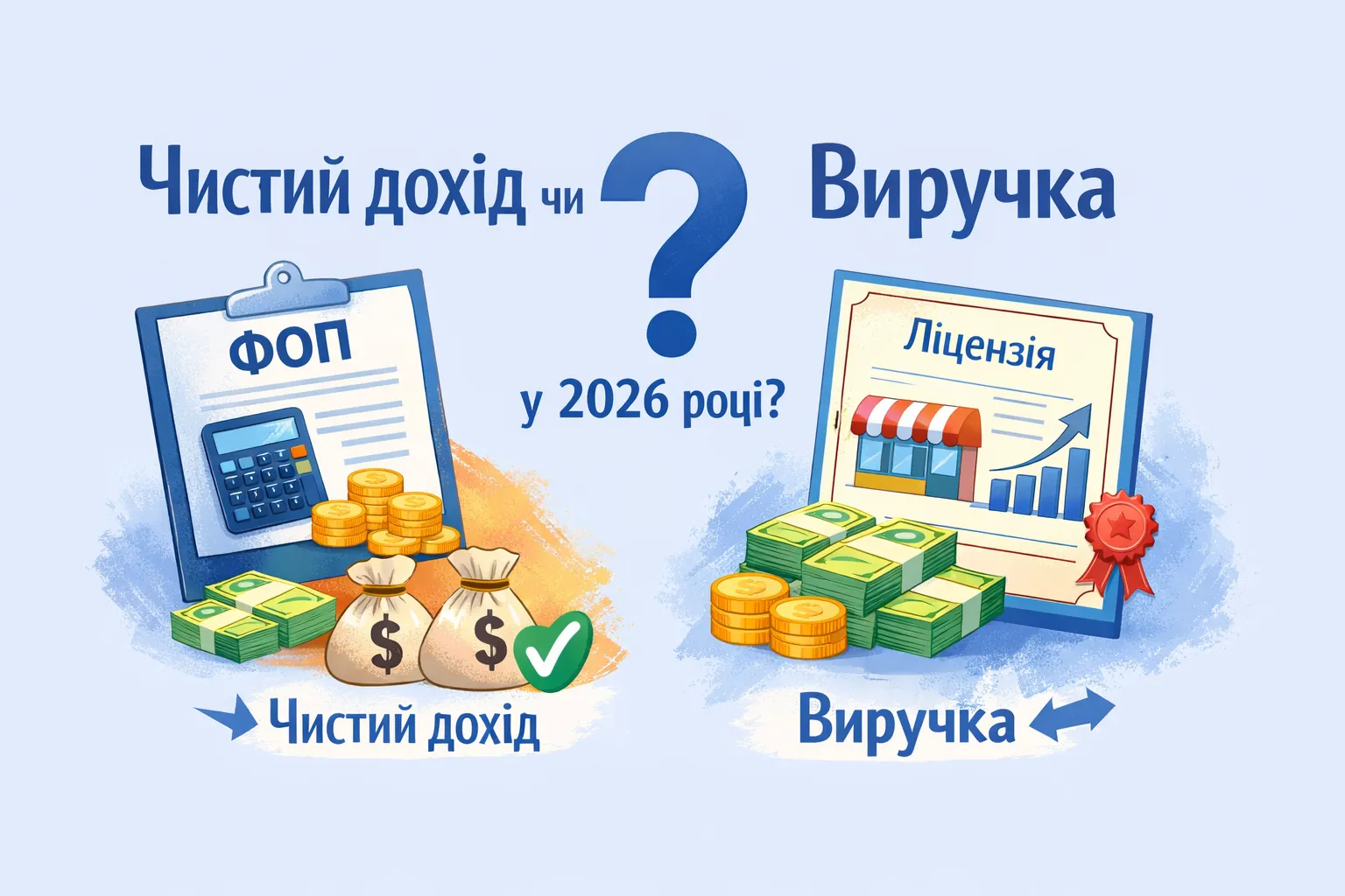 ФОП і ліцензії у 2026 році: чистий дохід чи виручка