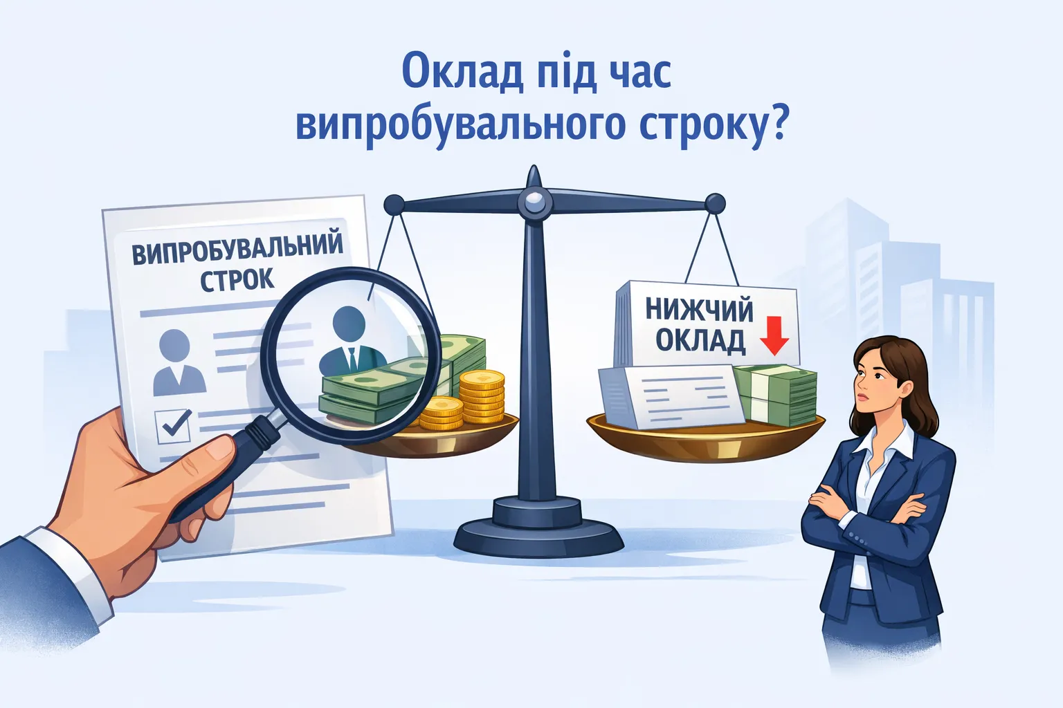 Оплата праці під час випробувального строку: чи можна встановити нижчий оклад?