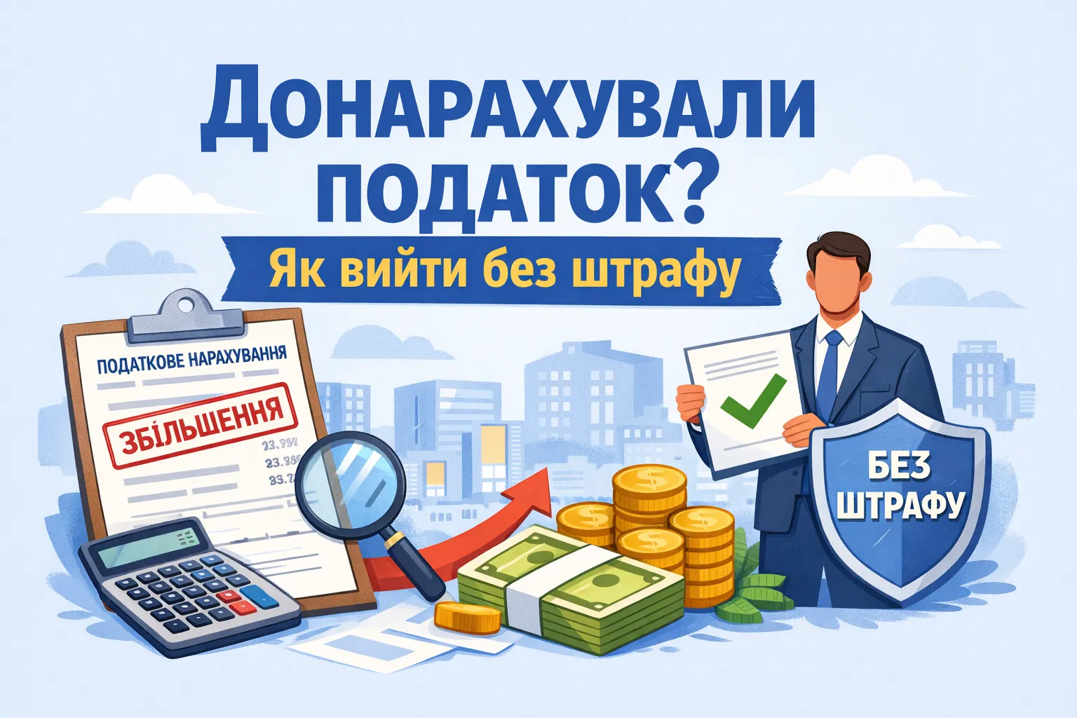 Донарахували податок? Як вийти без штрафу