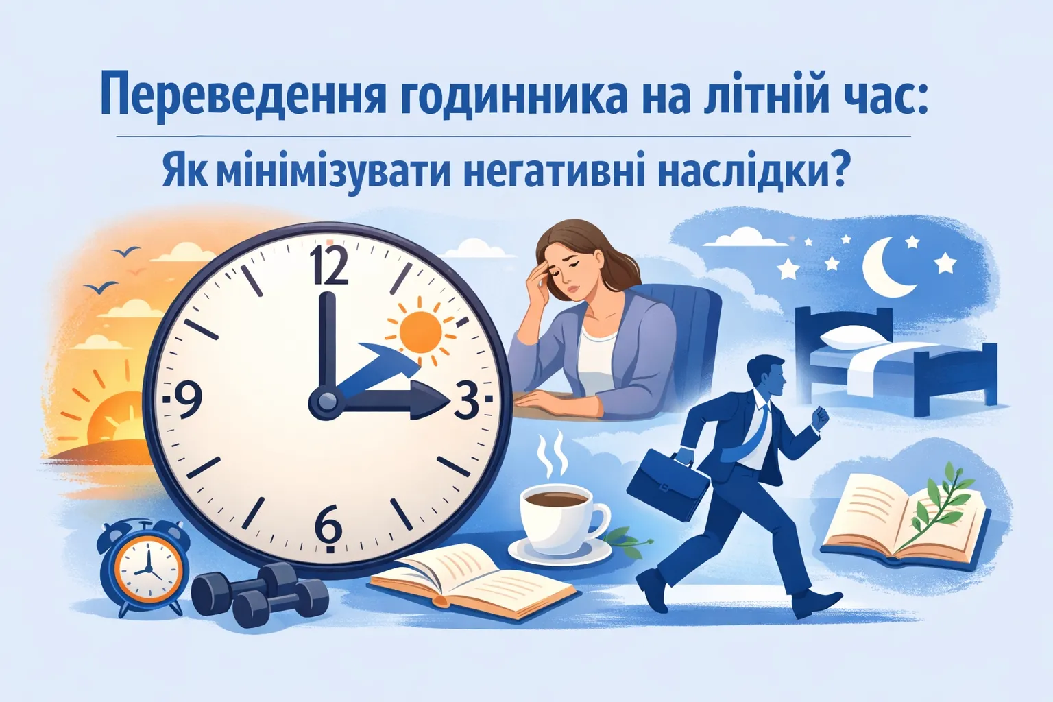 Перевод часов на летнее время: как минимизировать негативные последствия? Перевод часов на летнее время: как минимизировать негативные последствия?
