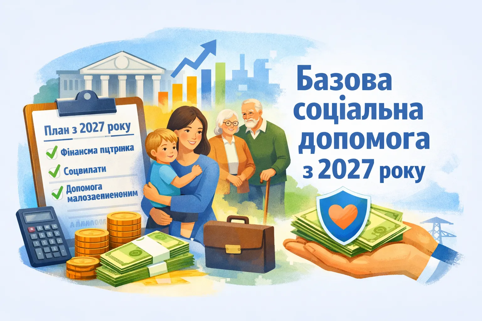 Планируют ввести базовую социальную помощь с 2027 года