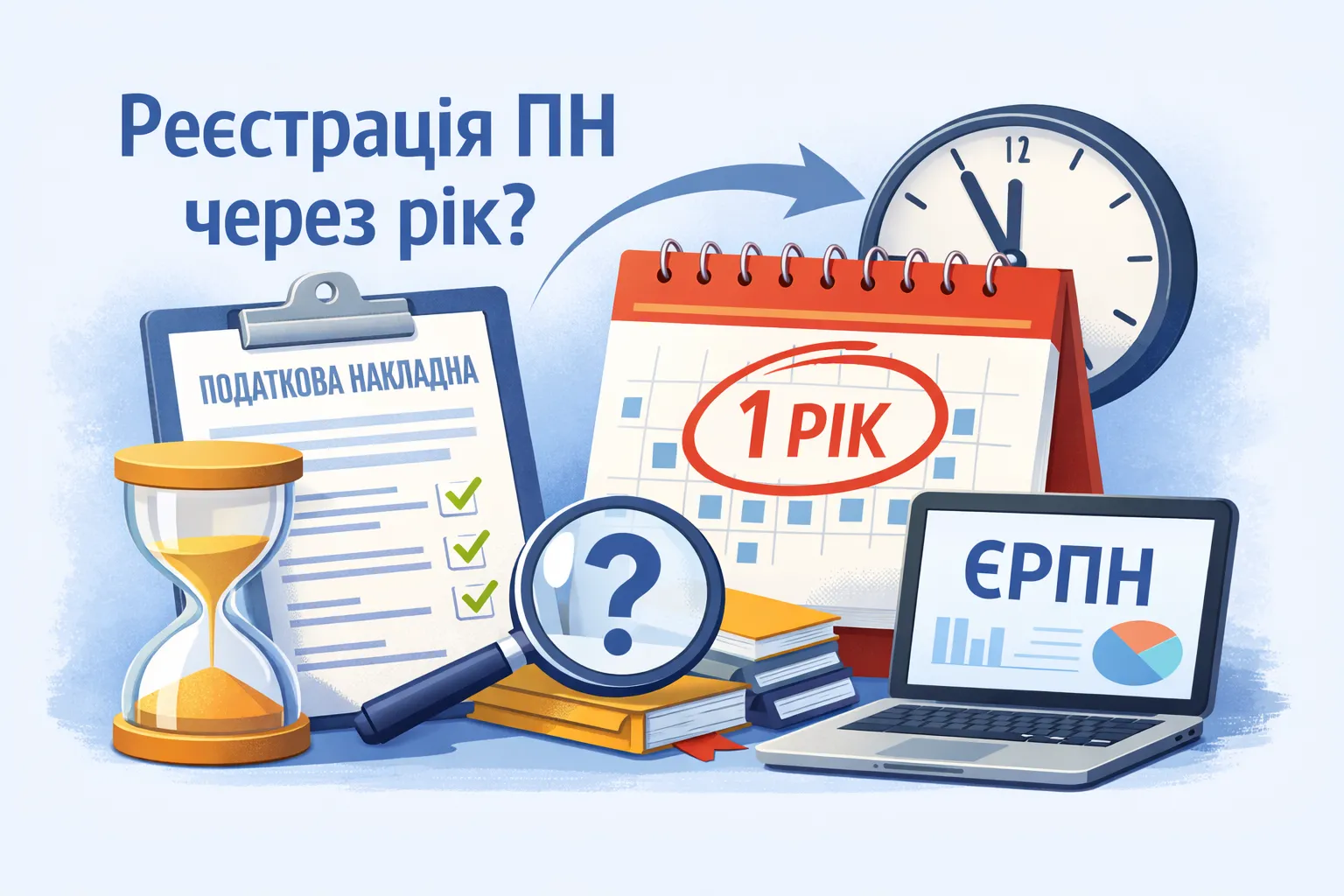Чи можна включити до ПК ПН, зареєстровану в ЄРПН через рік? Чи можна включити до ПК ПН, зареєстровану в ЄРПН через рік?