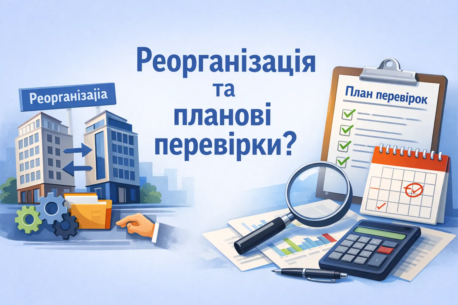 Чи тягне реорганізація включення до плану-графіка планових перевірок?