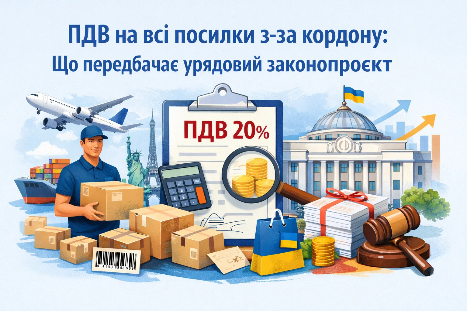 НДС на все посылки из-за границы: что предусматривает правительственный законопроект