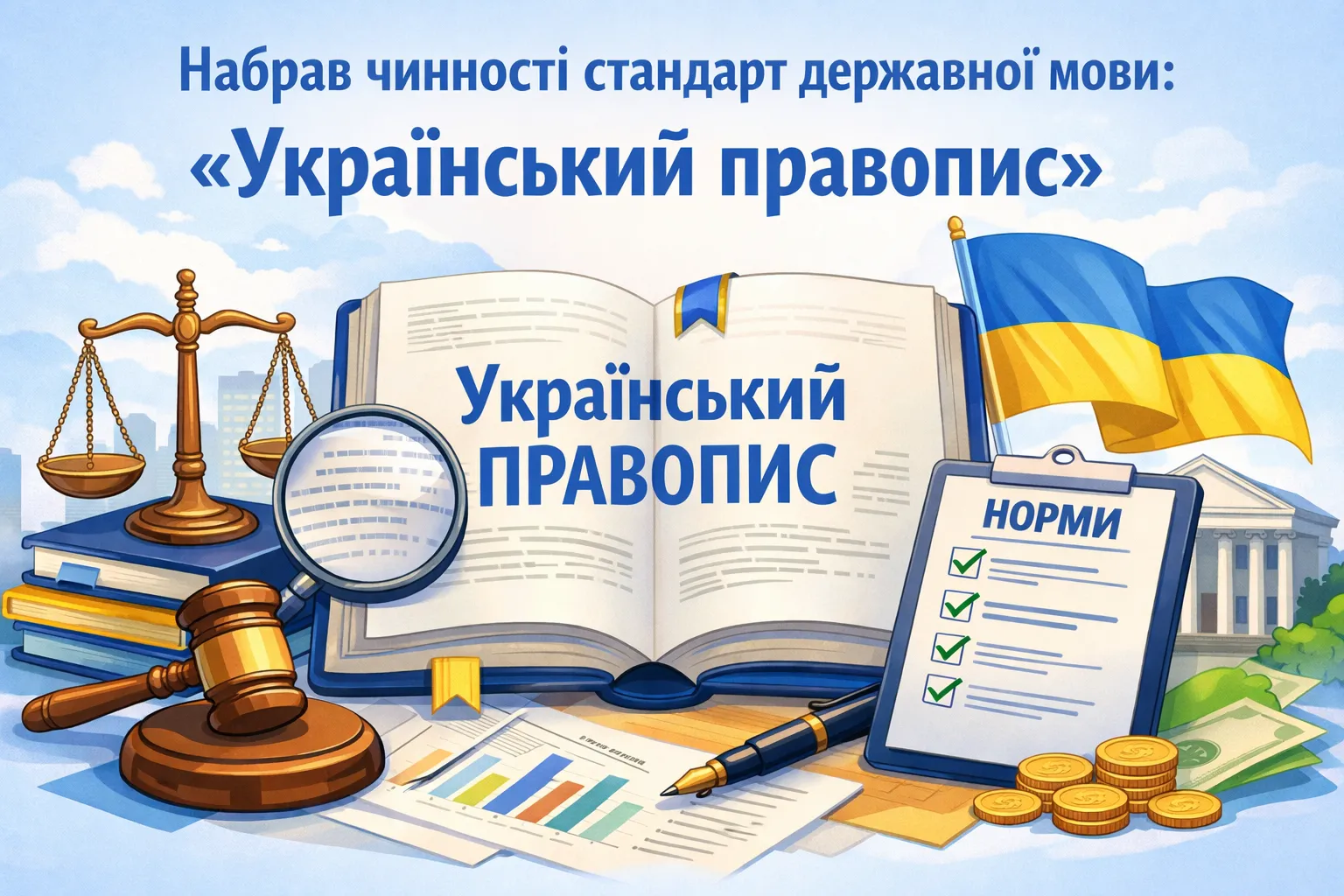 Набрав чинності стандарт державної мови «Український правопис»
