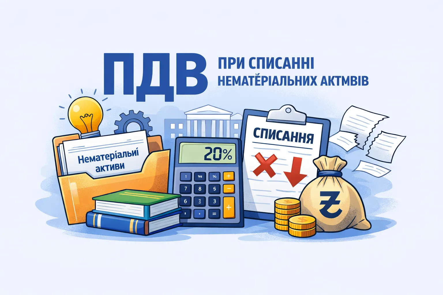 Як оподатковується ПДВ списання нематеріальних активів?