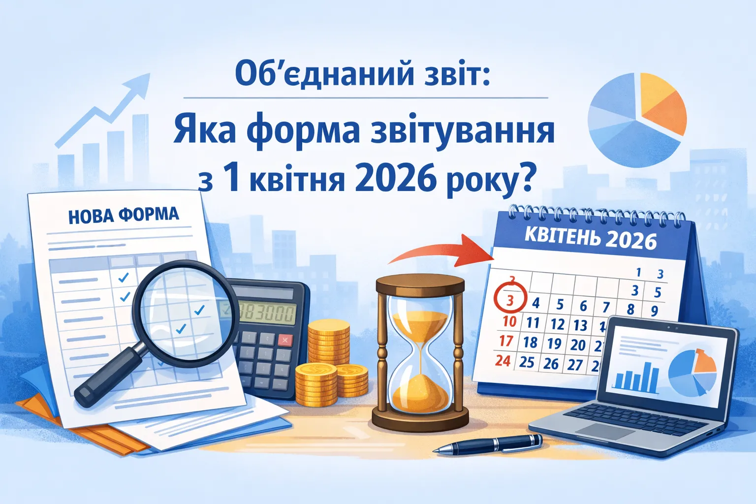 Об’єднаний звіт: за якою формою звітувати з 1 квітня 2026 року?