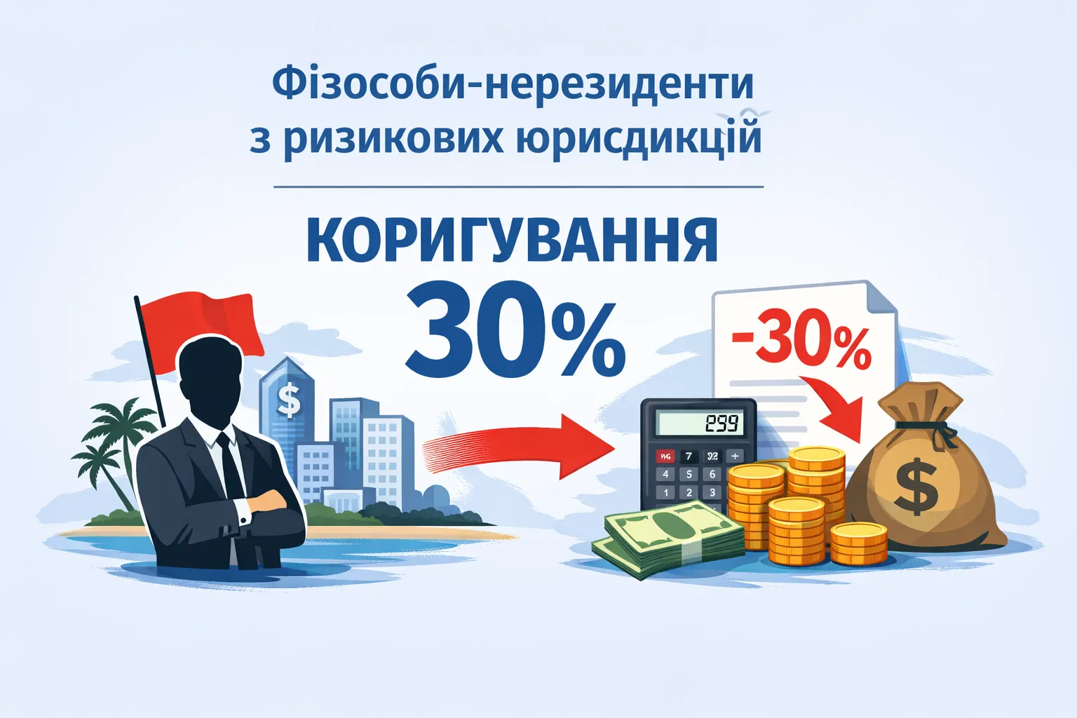 Операції з фізособами‑нерезидентами з «ризикових» юрисдикцій: коли діє 30 % коригування фінрезультату