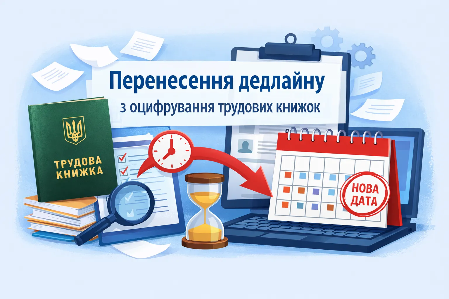 Дедлайн щодо оцифрування трудових книжках можуть перенести