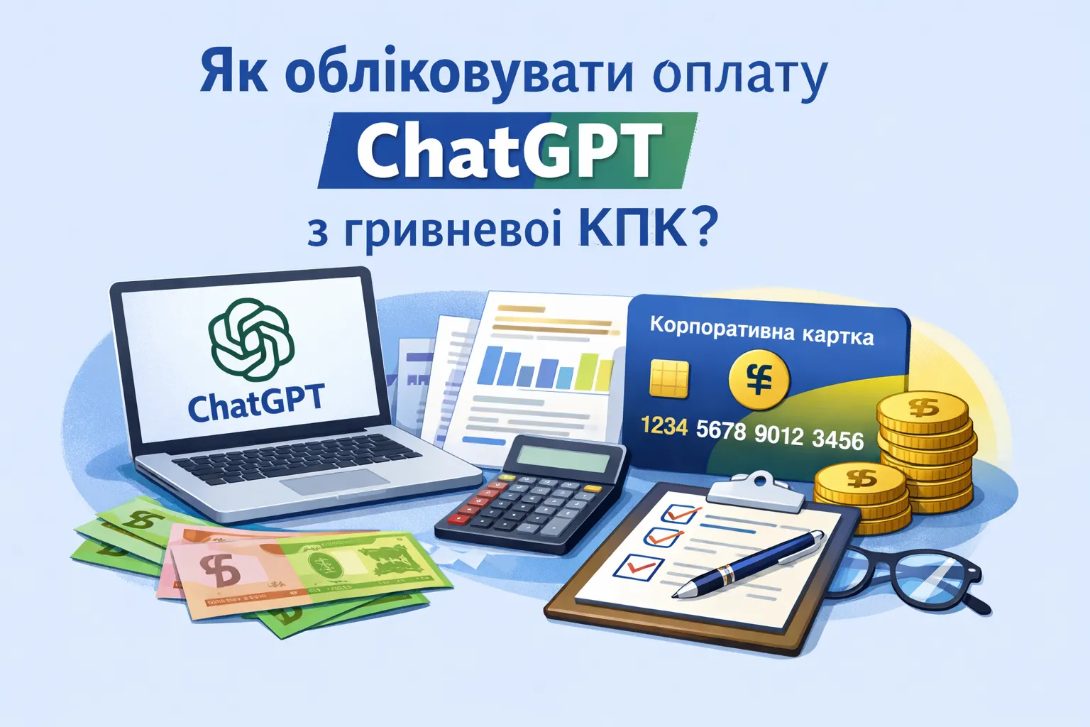 Як обліковувати оплату СhatGPT з гривневої КПК?