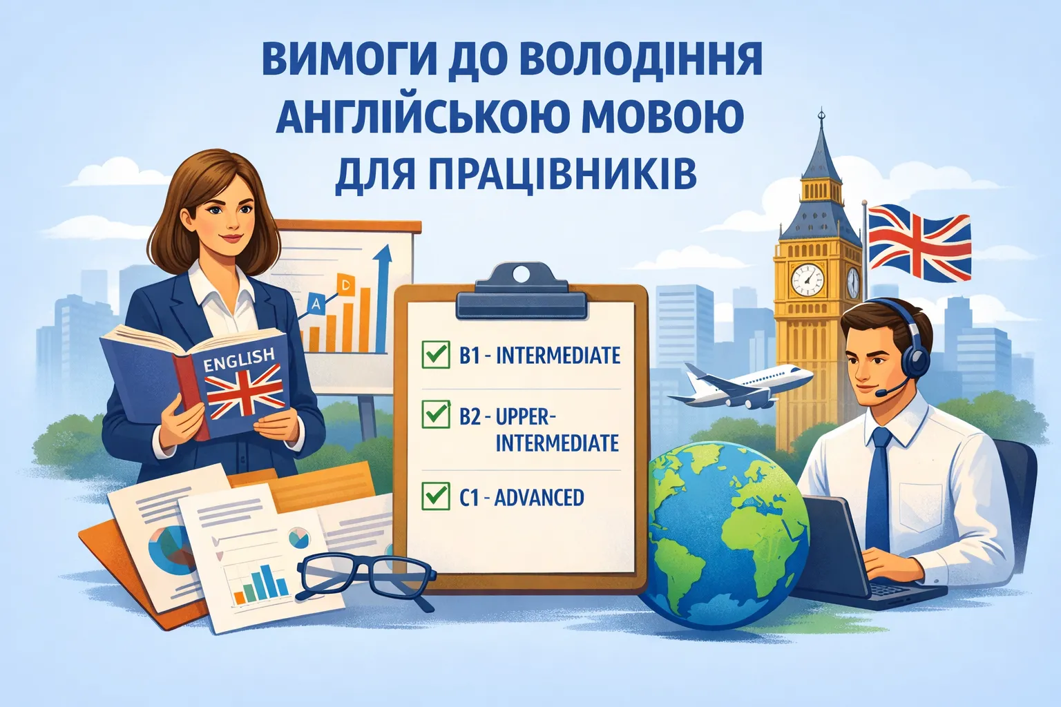 МОН встановило вимоги до рівня володіння англійською мовою для окремих працівників