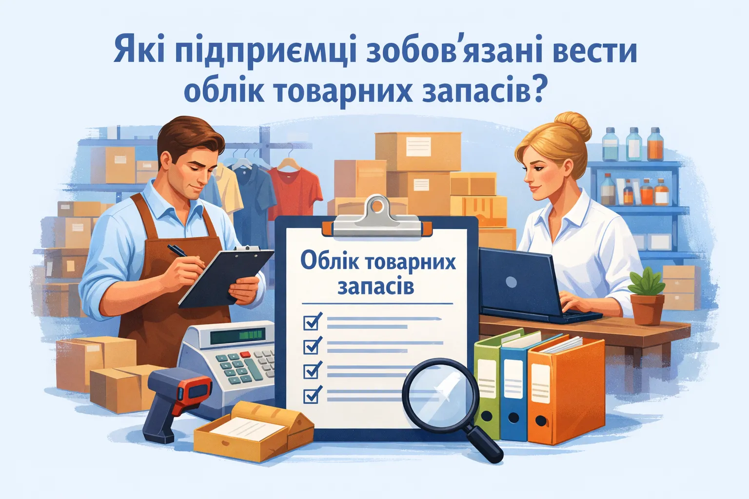 Які підприємці зобов’язані вести облік товарних запасів?