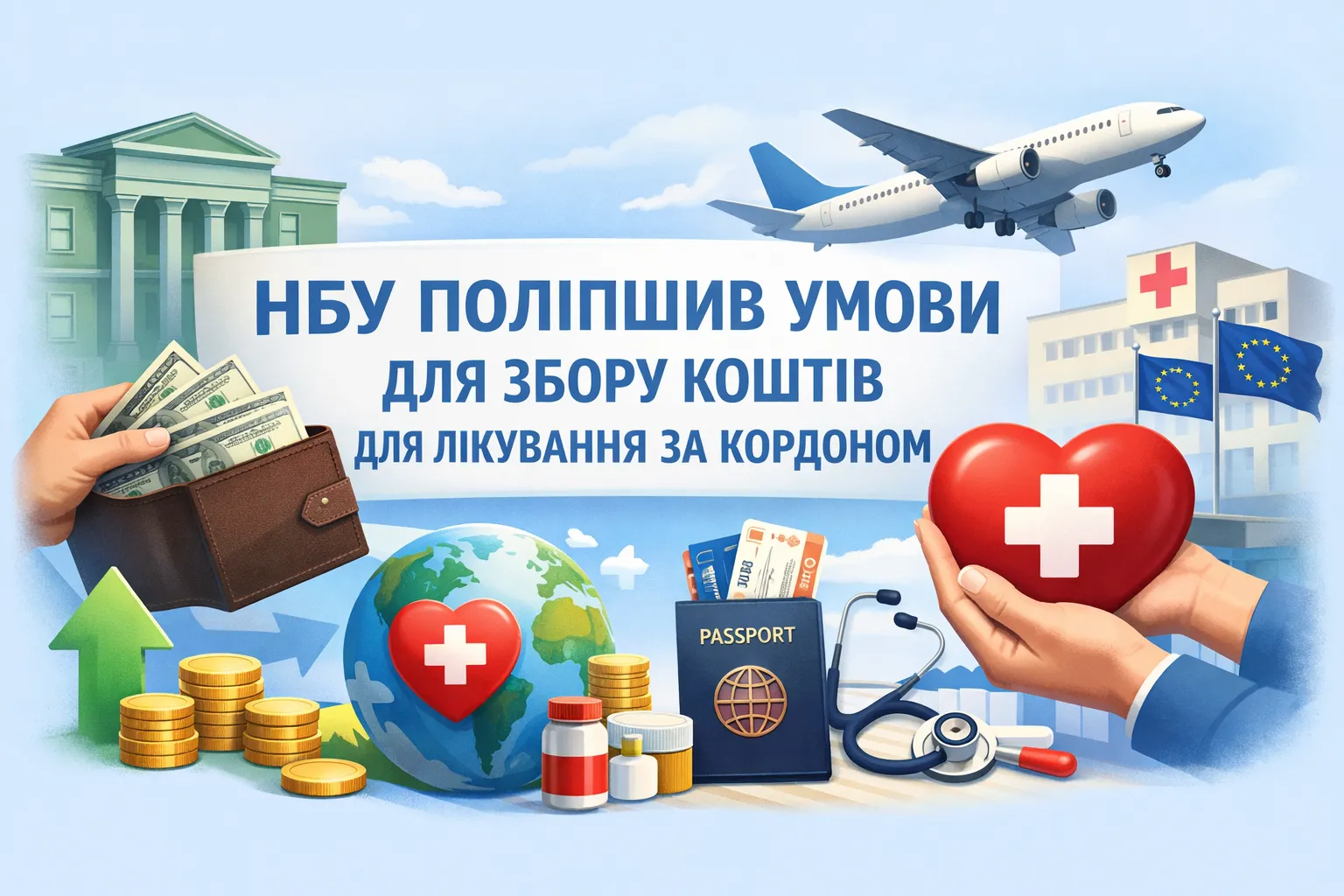 НБУ поліпшив умови для збору коштів для лікування за кордоном 