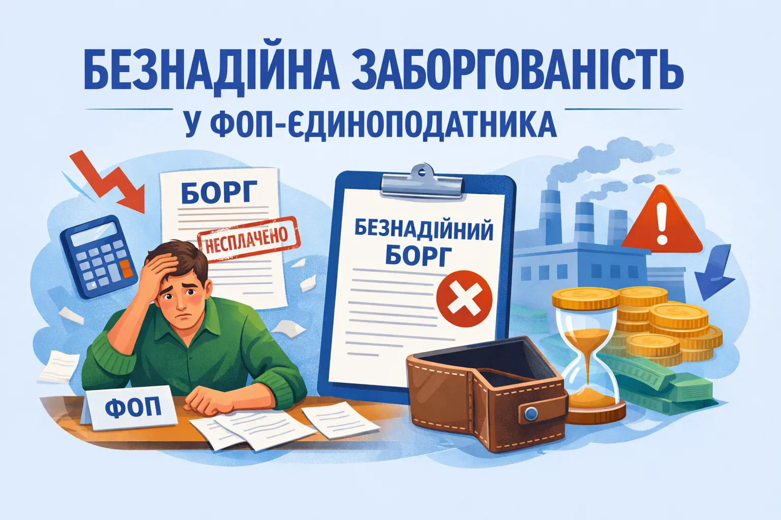Безнадійна заборгованість у ФОП-єдиноподатника Безнадійна заборгованість у ФОП-єдиноподатника