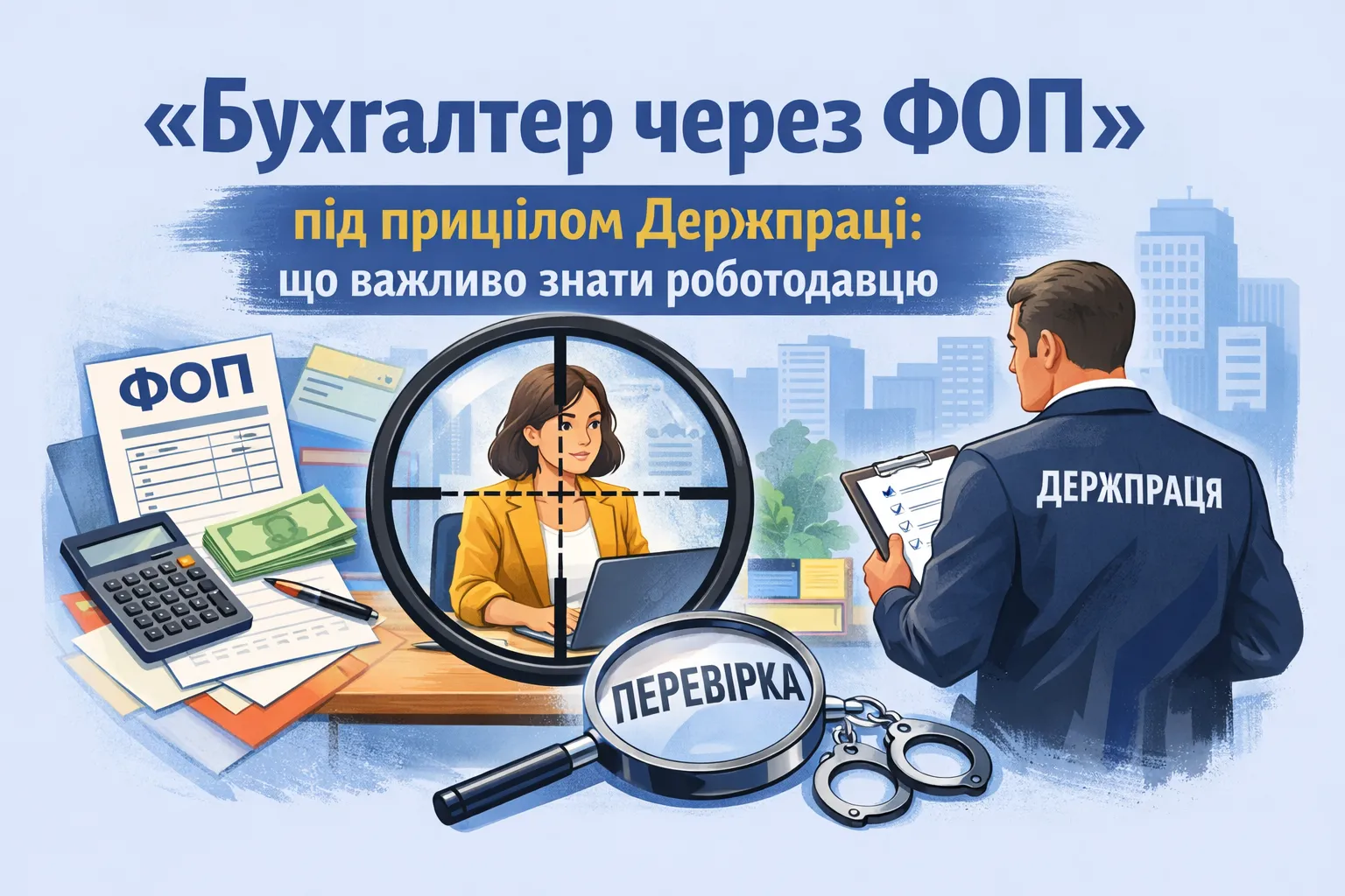 «Бухгалтер через ФОП» під прицілом Держпраці: що важливо знати роботодавцю
