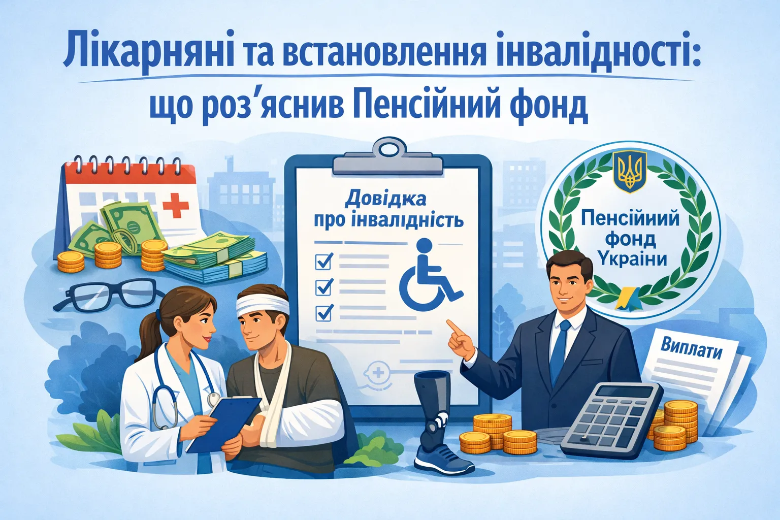 Больничные и установление инвалидности: что разъяснил Пенсионный фонд