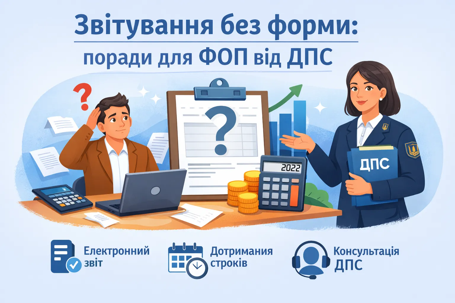 Форми немає, а звітувати треба: що радить ДПС ФОП