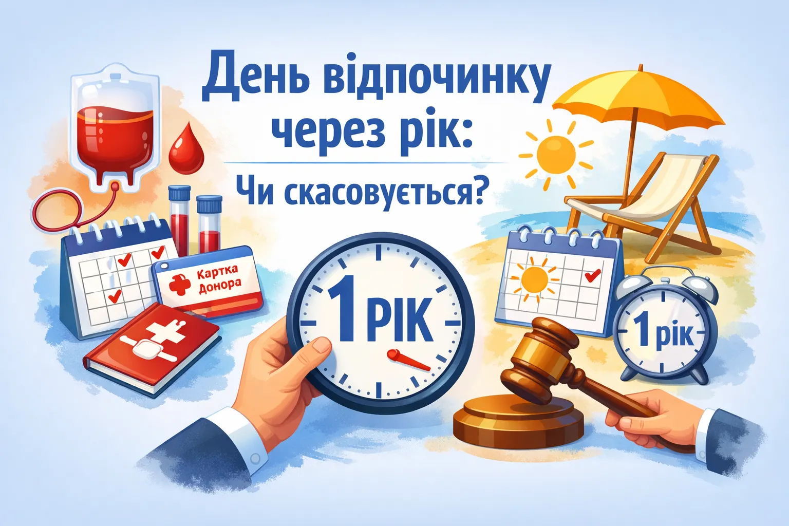 Донорство крові: чи «згорає» день відпочинку через рік?