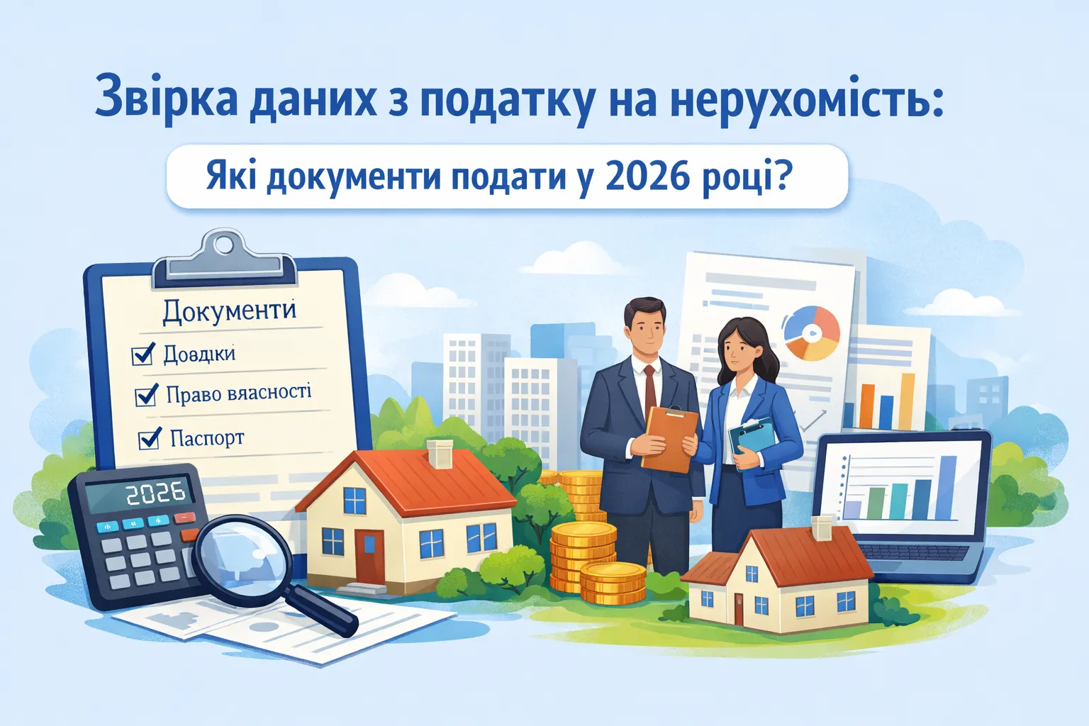 Сверка данных по налогу на недвижимость: какие документы можно подать в 2026 году
