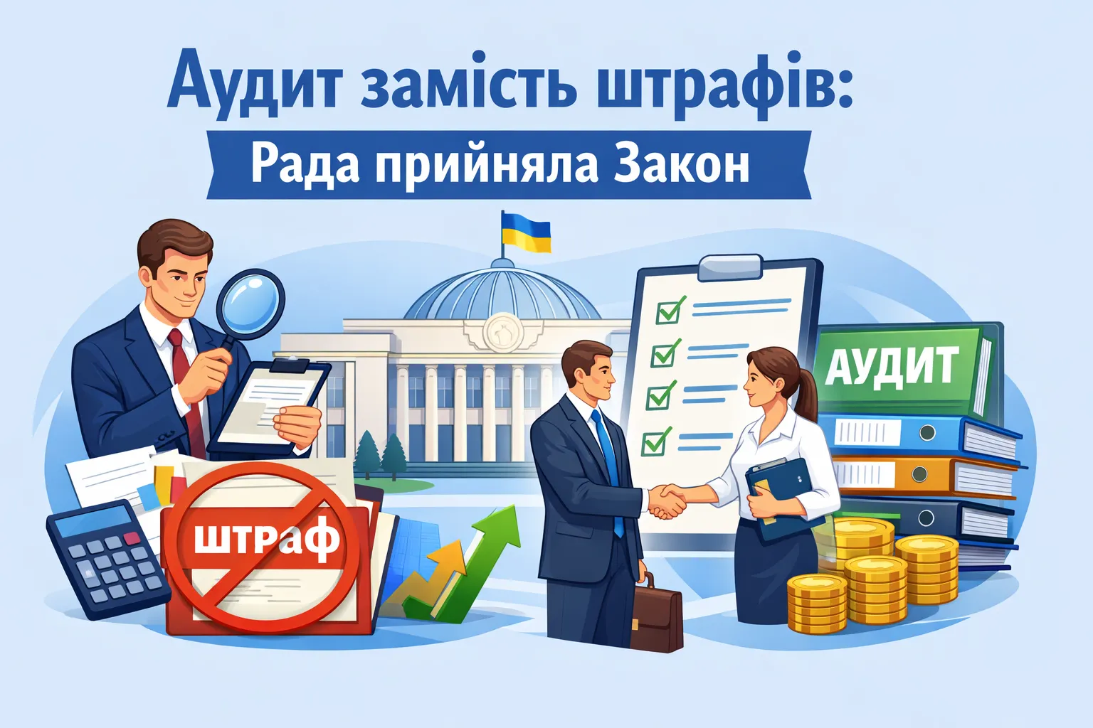 Аудит замість штрафів: Рада прийняла Закон Аудит замість штрафів: Рада прийняла Закон