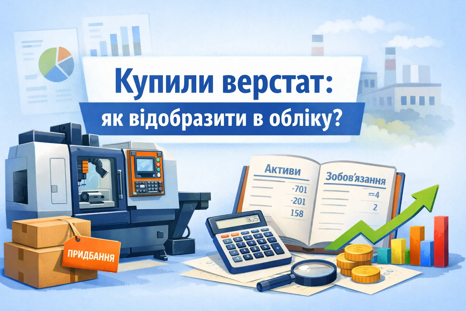 Купили верстат: як правильно відобразити в обліку