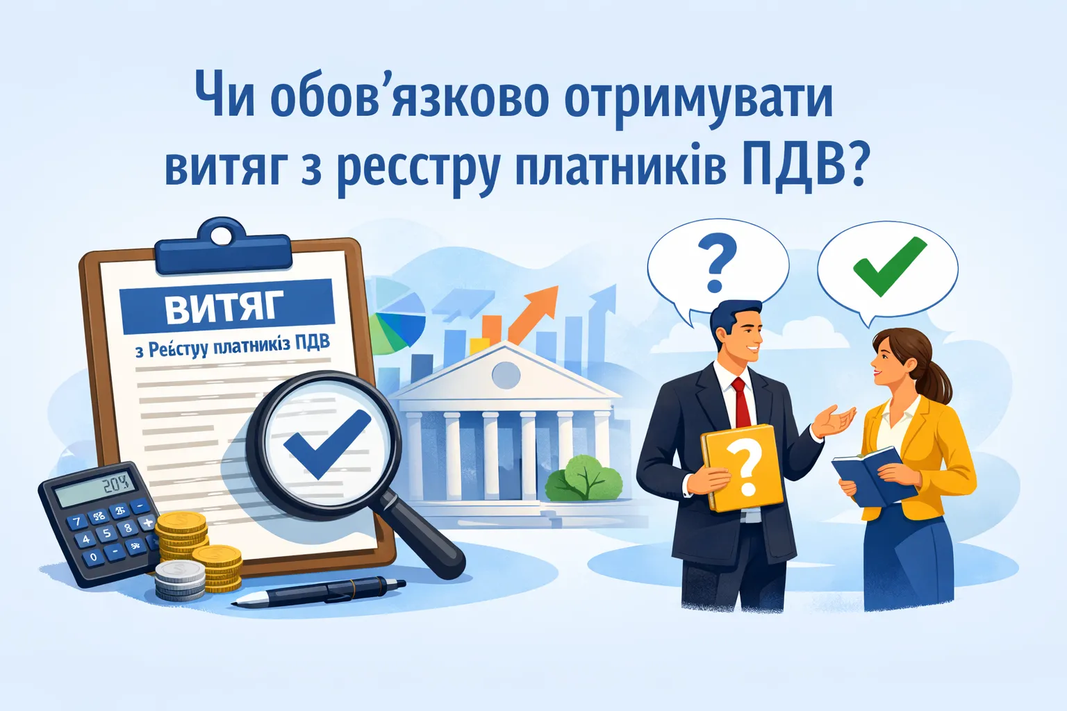 Чи є обов’язковим отримання витягу з реєстру платників ПДВ? Чи є обов’язковим отримання витягу з реєстру платників ПДВ?