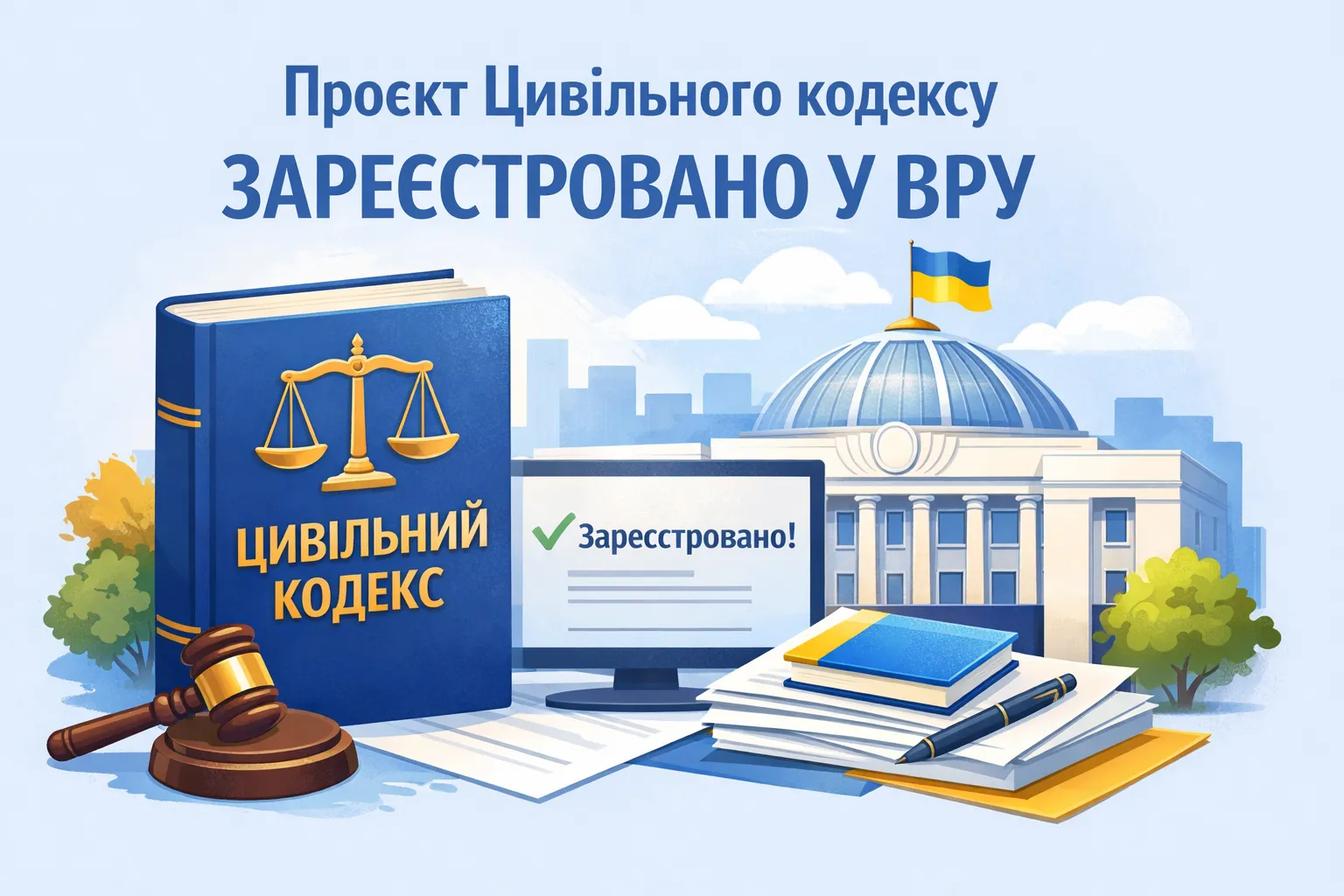 Проект Гражданского кодекса зарегистрирован в ВРУ Проект Гражданского кодекса зарегистрирован в ВРУ