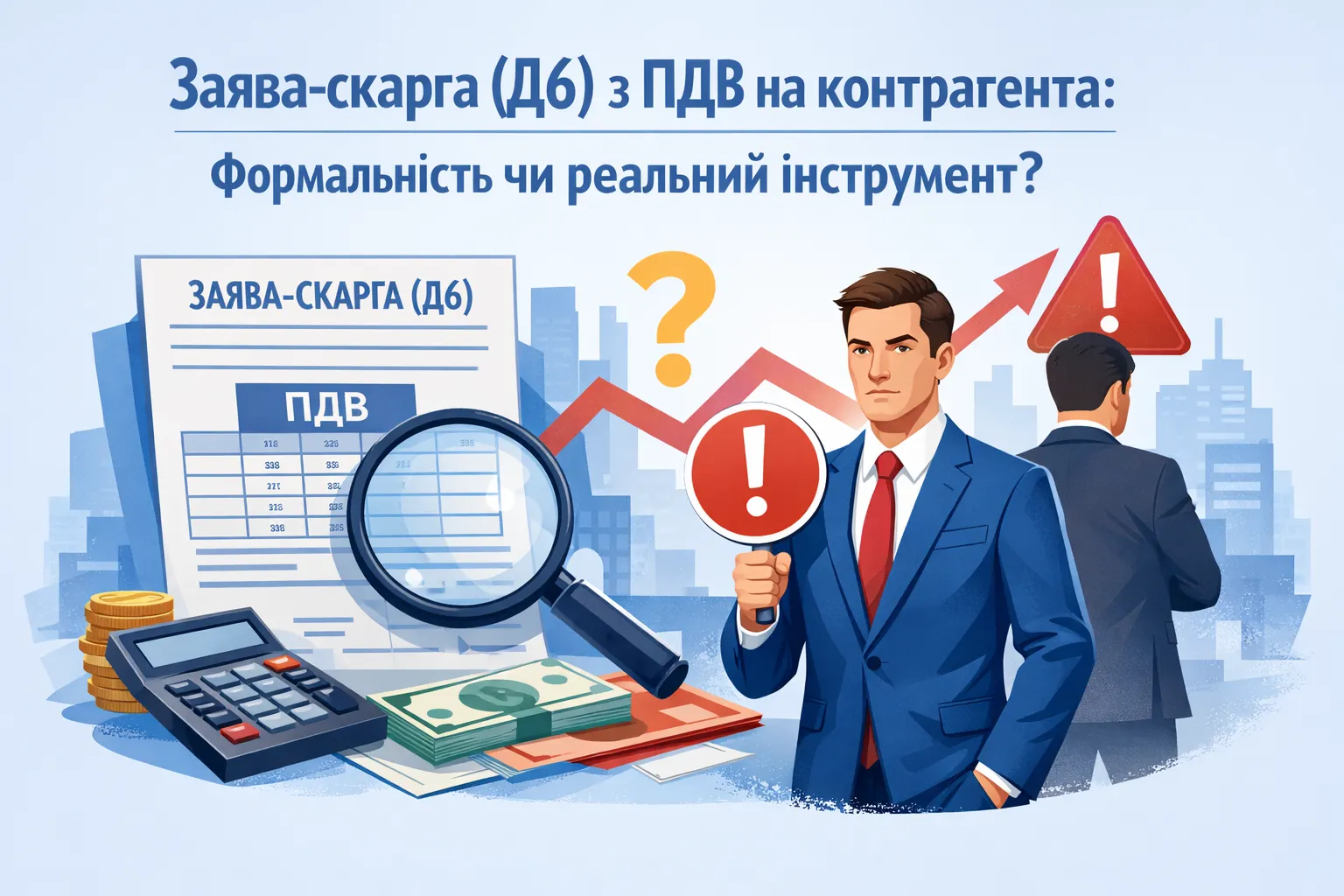 Заява-скарга (Д6) з ПДВ на контрагента: формальність чи реальний інструмент?