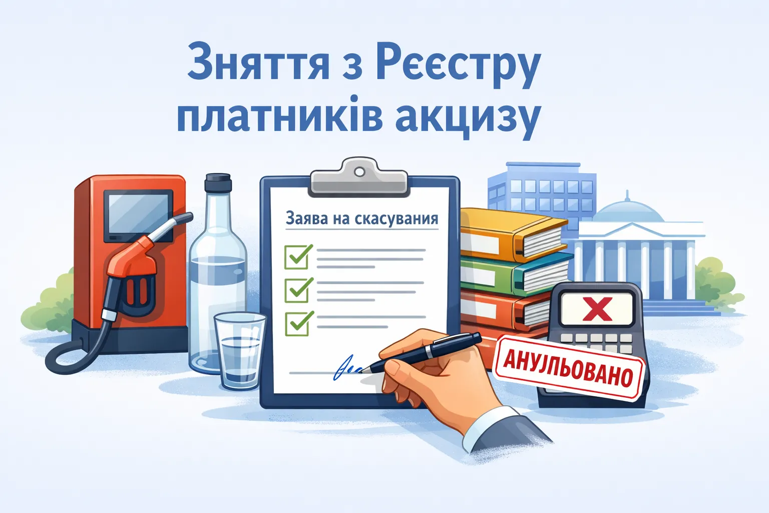 Припиняєте продаж пального чи спирту: як правильно знятися з реєстру платників акцизу