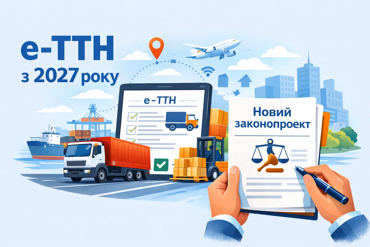 е-ТТН з 2027 року: Мінрозвитку підготувало законопроєкт