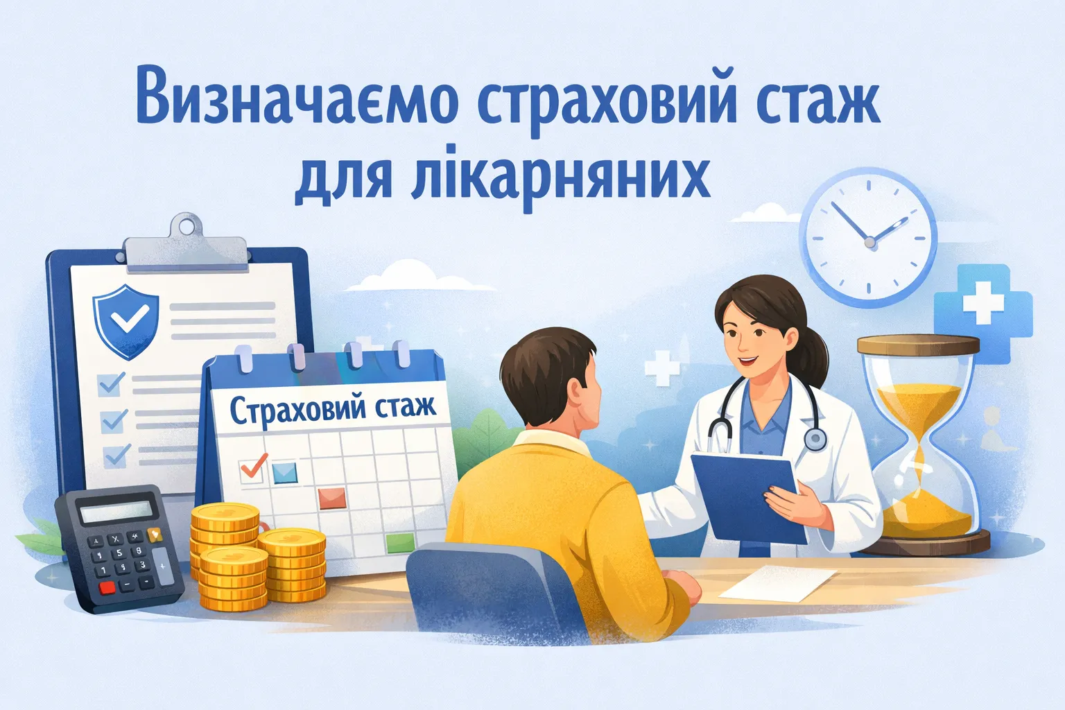 Визначаємо страховий стаж для лікарняних Визначаємо страховий стаж для лікарняних