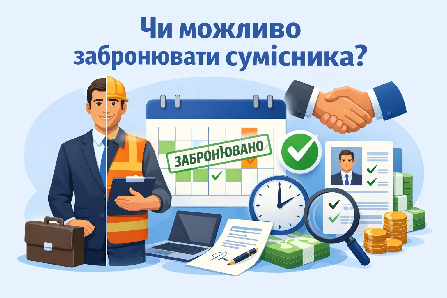 Чи можливо забронювати сумісника?