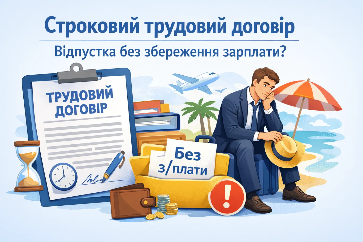 Робота за строковим трудовим договором, чи є право на відпустку без збереження зарплати? Робота за строковим трудовим договором, чи є право на відпустку без збереження зарплати?