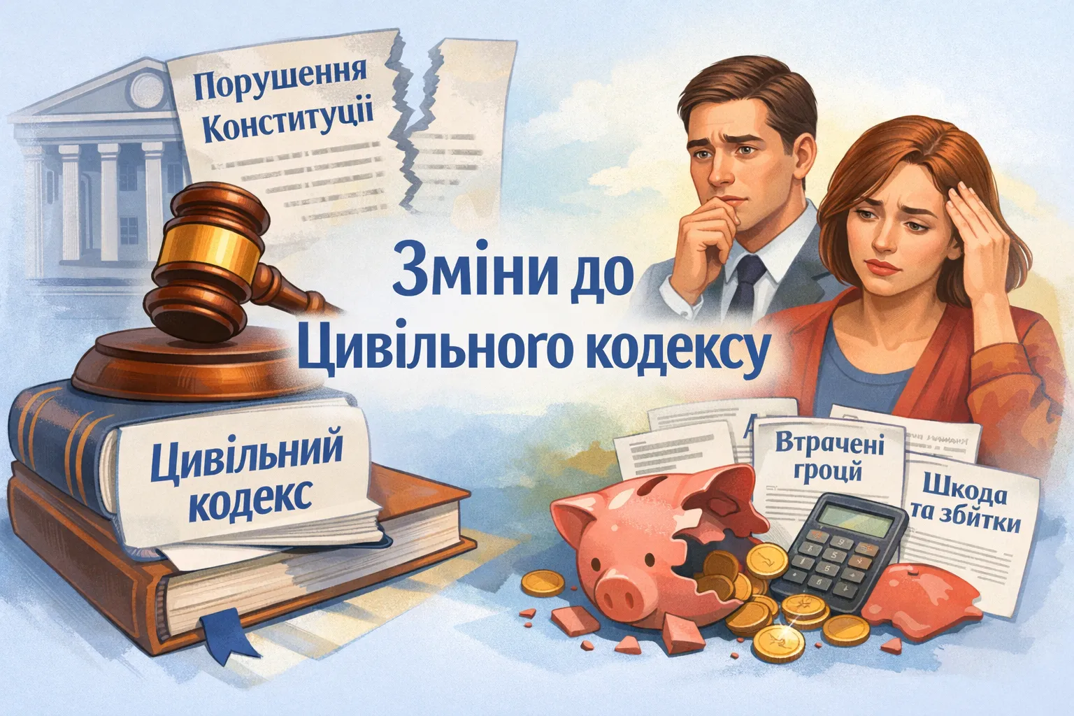 Неконституційні закони й ваша шкода: що принесе новий проєкт змін до Цивільного кодексу Неконституційні закони й ваша шкода: що принесе новий проєкт змін до Цивільного кодексу