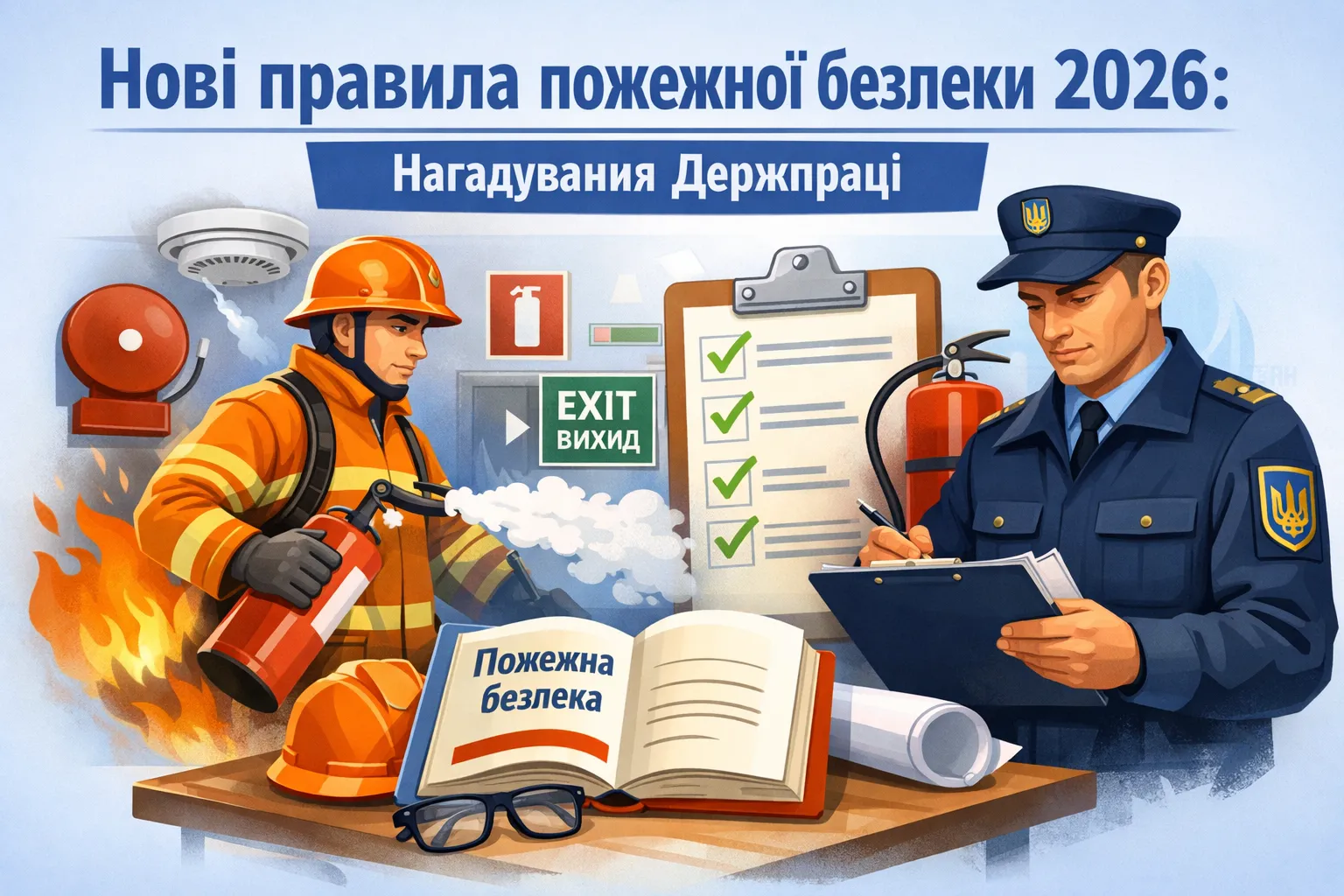 Новые правила пожарной безопасности 2026: напоминание Госслужбы труда