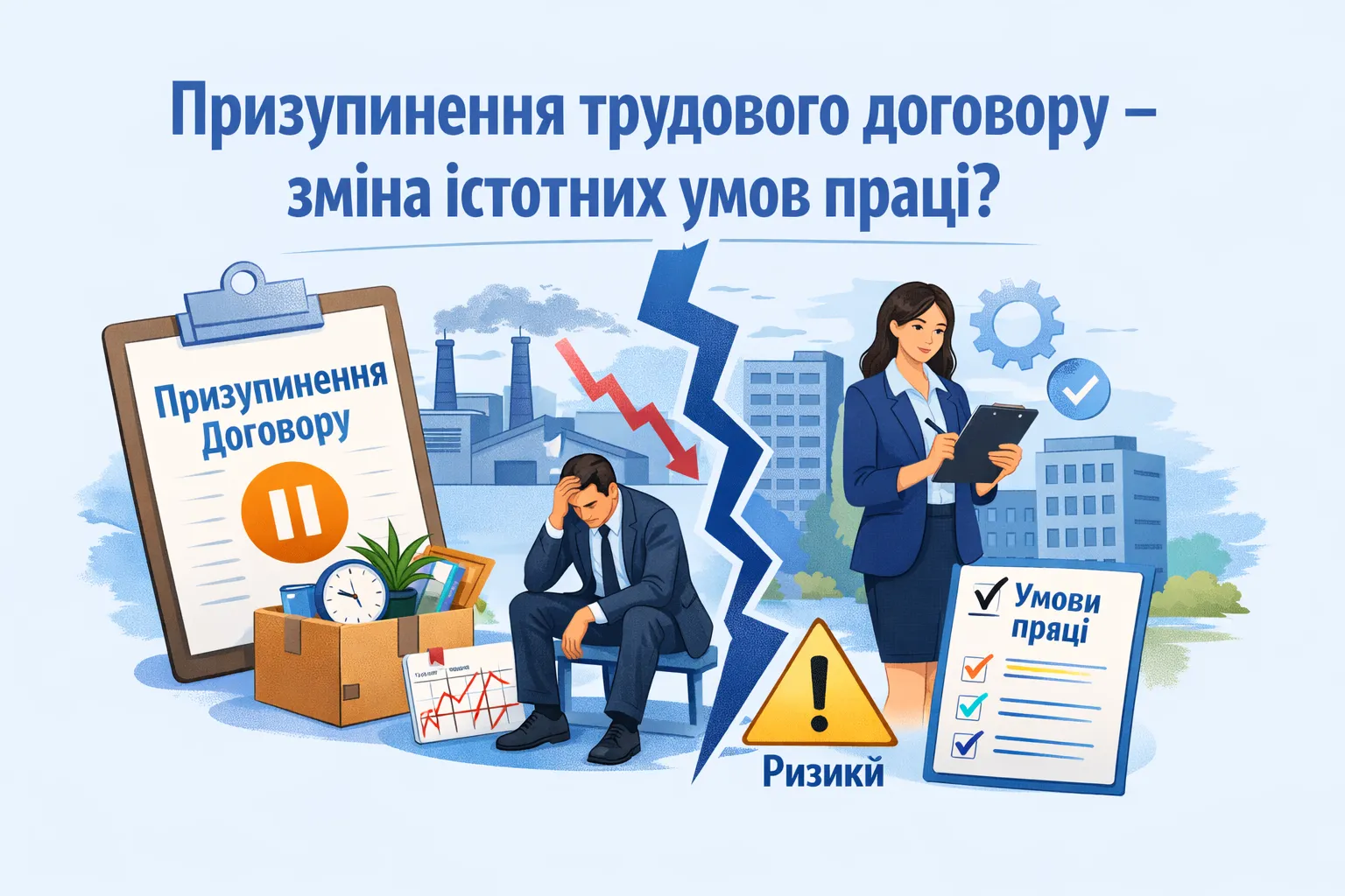 Является ли приостановление трудового договора изменением существенных условий труда