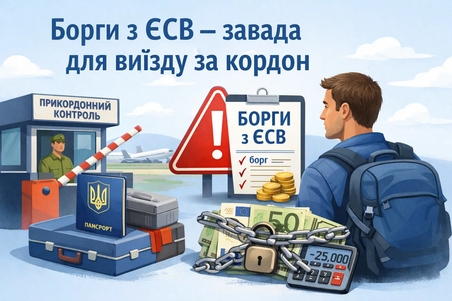 ЄСВ і виїзд за кордон: коли борг може стати перепоною на кордоні