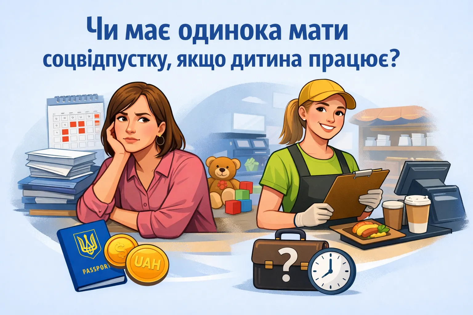Одинока мати: чи є право на соцвідпустку, якщо дитина працює? Одинока мати: чи є право на соцвідпустку, якщо дитина працює?
