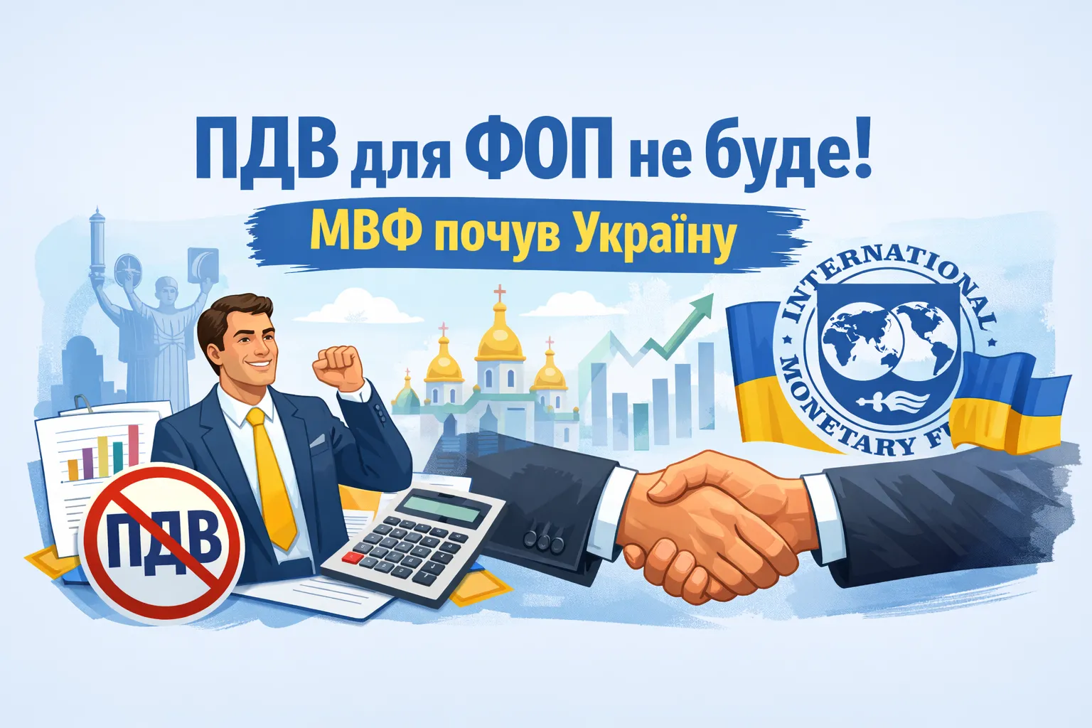 ПДВ для ФОП не буде! МВФ почув Україну