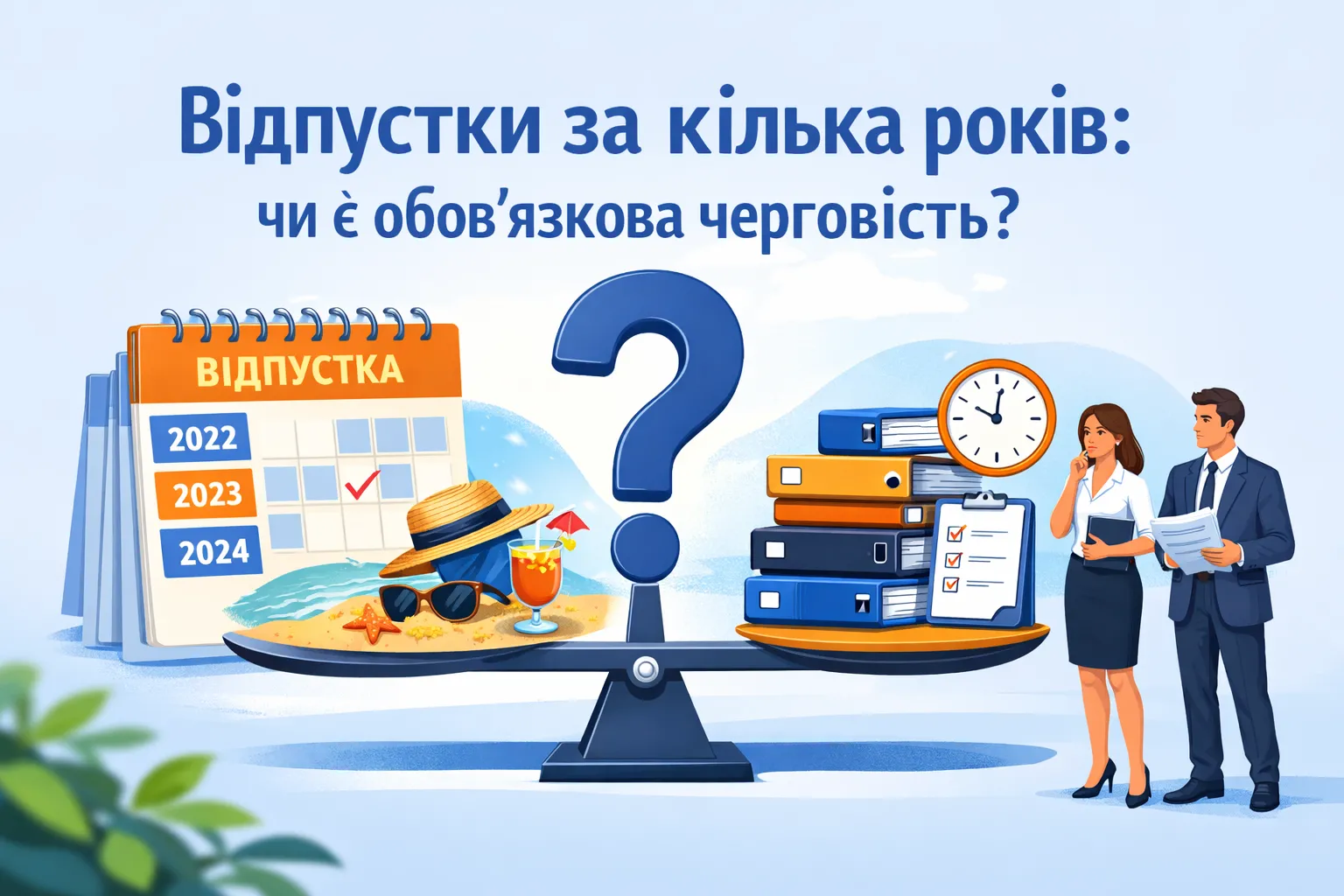 Отпуска за несколько лет: есть ли обязательная очередность?